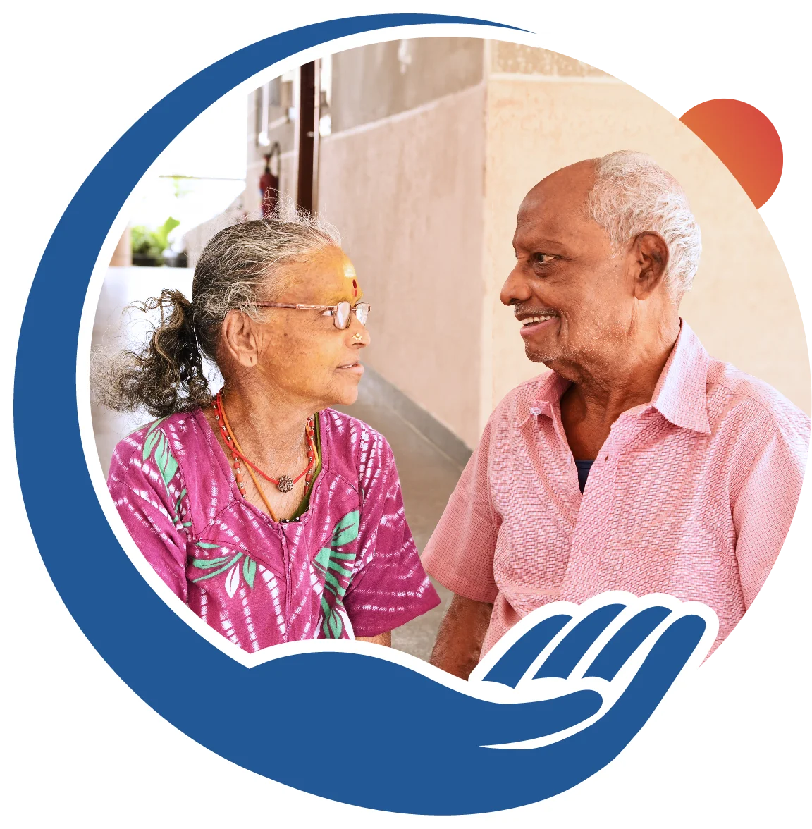 homeless couples in old age home
